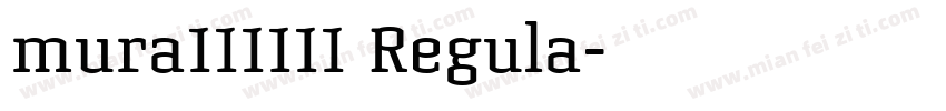 mura111111 Regula字体转换